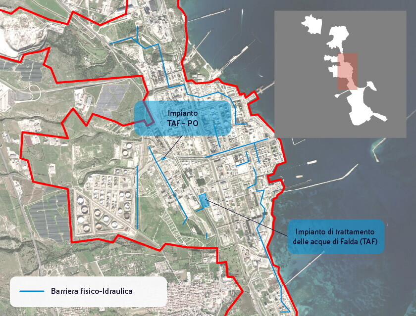 Area TAF e Falda superficiale