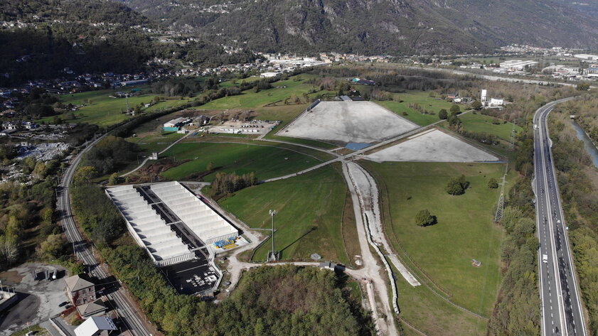 Veduta panoramica del sito